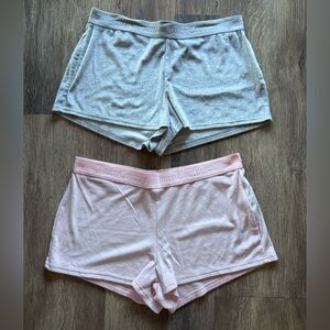 Juicy Couture Gray and Pink Women's sleep shorts